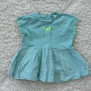 Zara Embroidered Texture Combination Tee